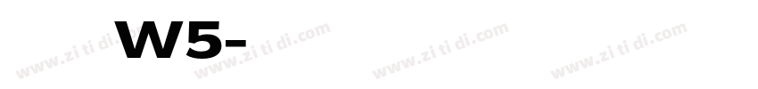 腾祥瀛宋简 W5字体转换